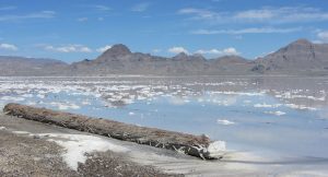 Bonneville salt flat, Salt Lake City