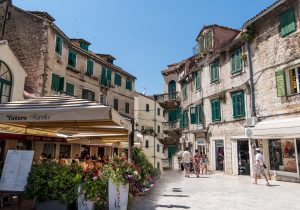 Street scene in Split, Croatia