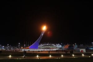 The Sochi Olympic Games Flame