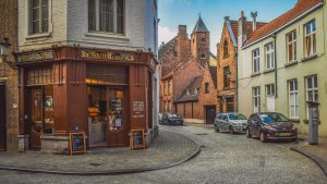 corner shop in Brugges, Belgium