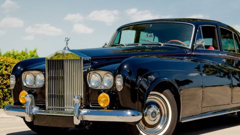 a 1950s Rolls Royce