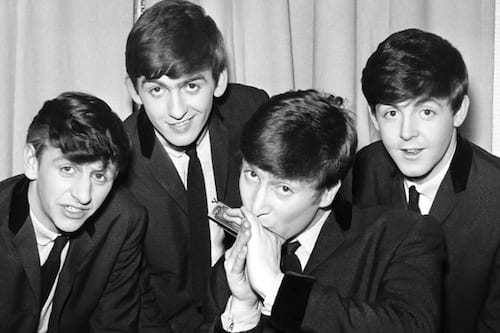 Group photo of the Beatles