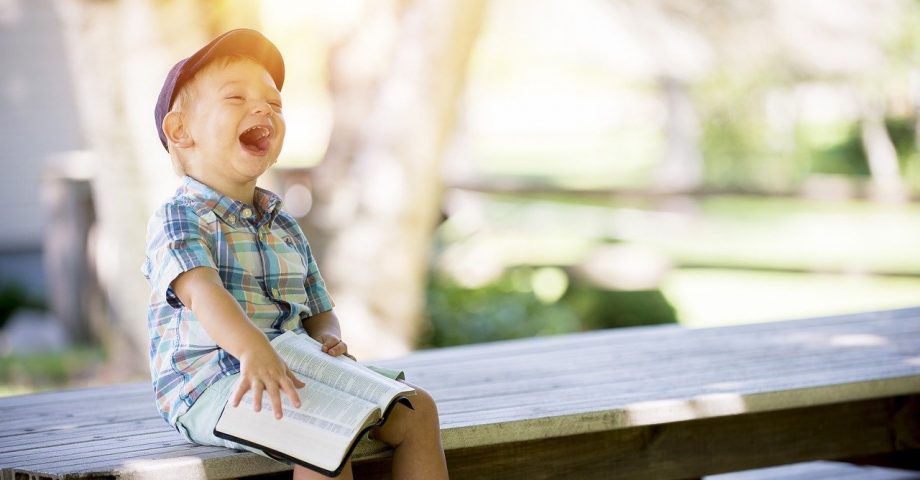 boy laughing