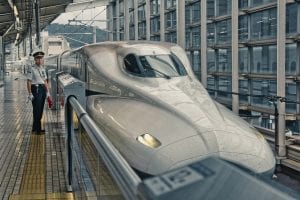 Shinkansen Bullet Train, Kyoto