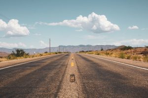 A stretch of Route 66, USA