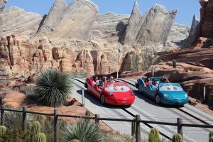 Disney Cars ride at Anaheim, Disneyland