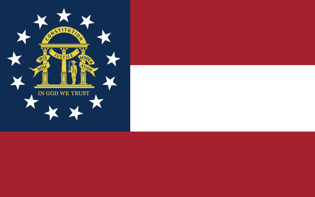 State Flag of Georgia USA