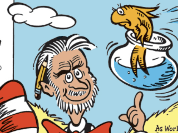 The Cat in the Hat" - written by Dr. Seuss