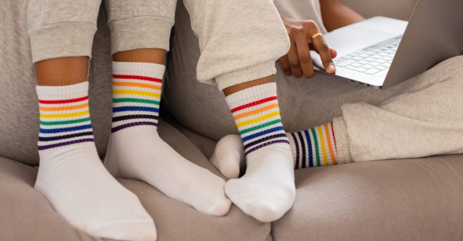 Colored socks