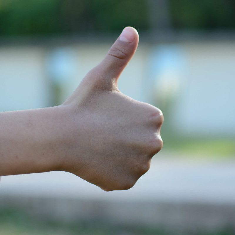 thumbs up