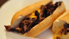 philly cheesesteak sandwich