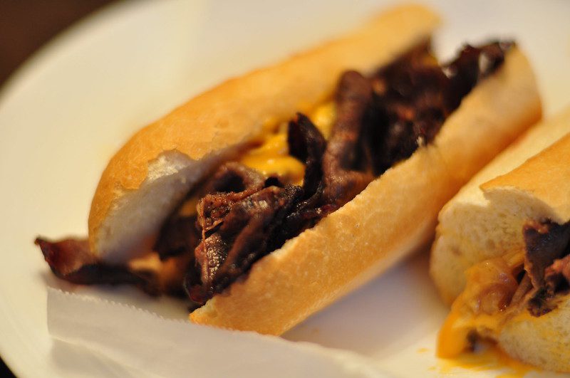 philly cheesesteak sandwich