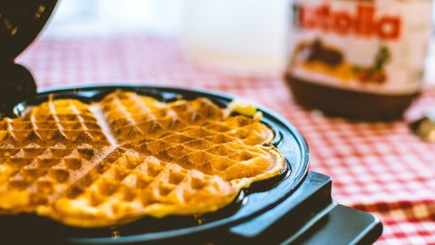 Oatmeal Nut Waffles Day