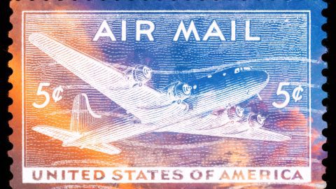 air mail stamp