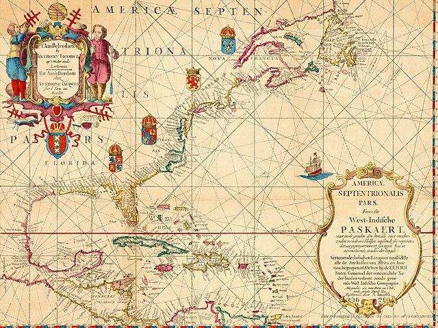 map of North America