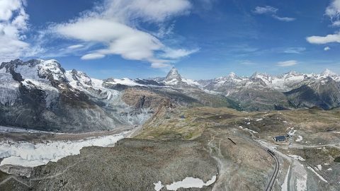 Aerial view of The Matterhorn