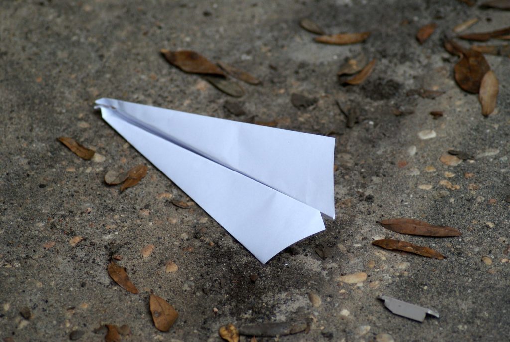 paper airplane