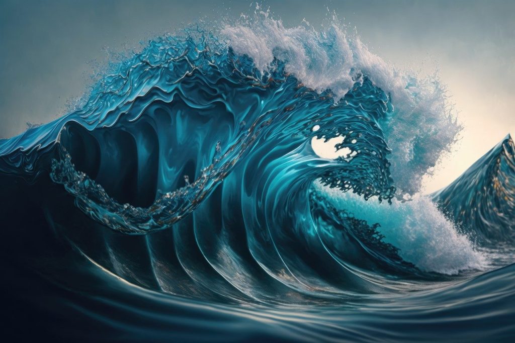 a tsunami