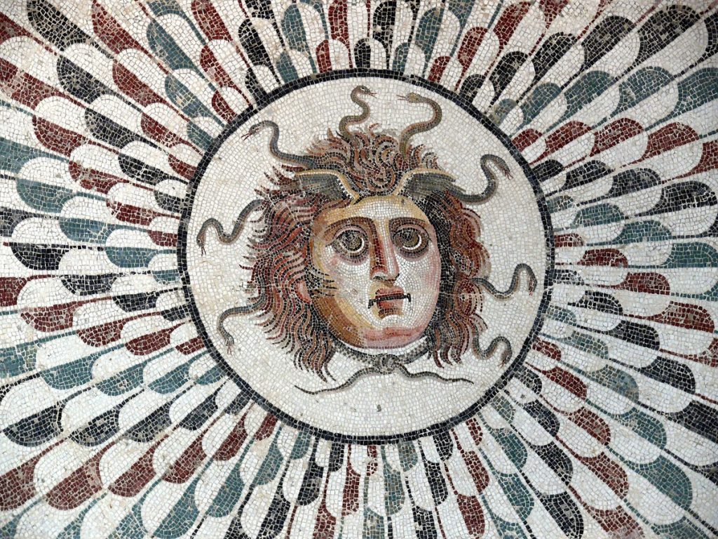 mosaic Medusa in Italy