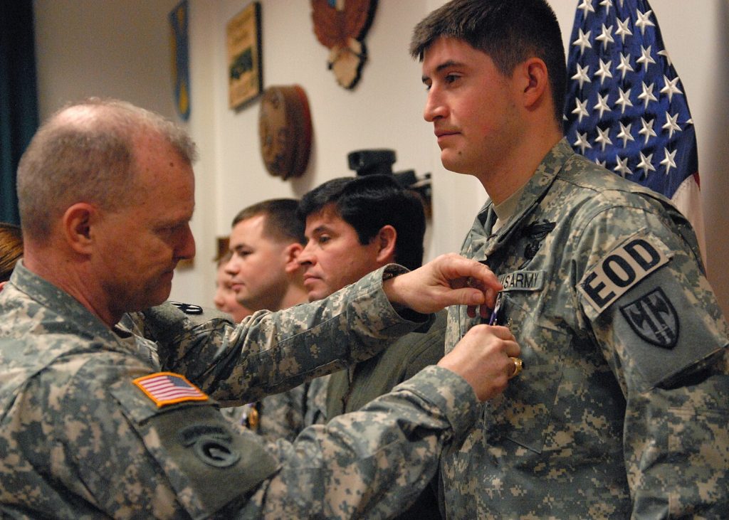 USA military purple hearts