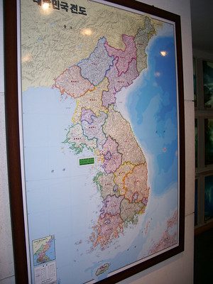 Map of Korea