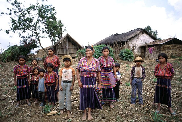 Kaqchikel indigenous family