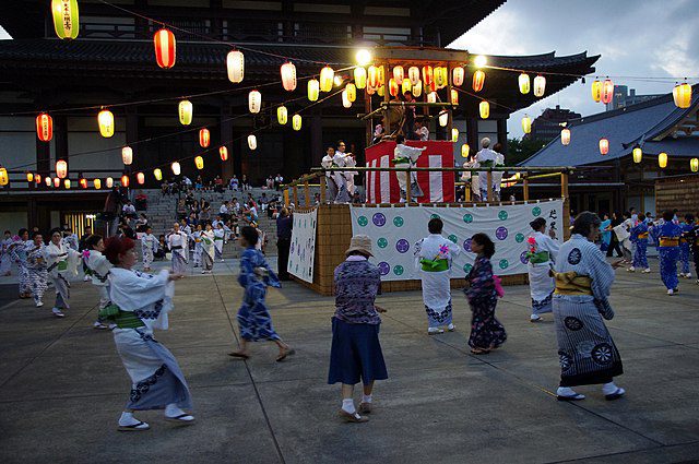 Obon Festival dancers