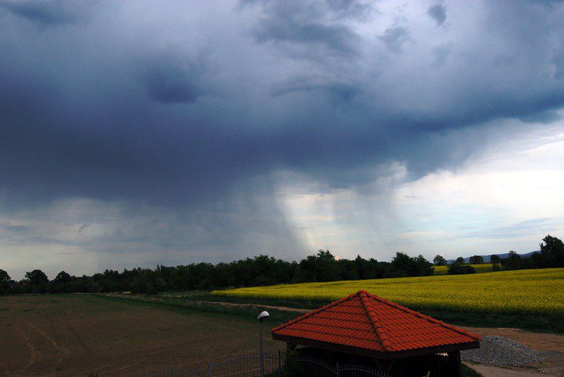 Nimbostratus clouds