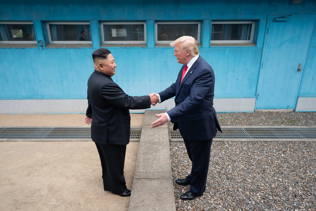 Kim and Donald Trump