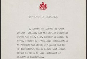 abdication of edward