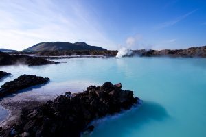 Blue Lagoon spa, Reykjavik Iceland.