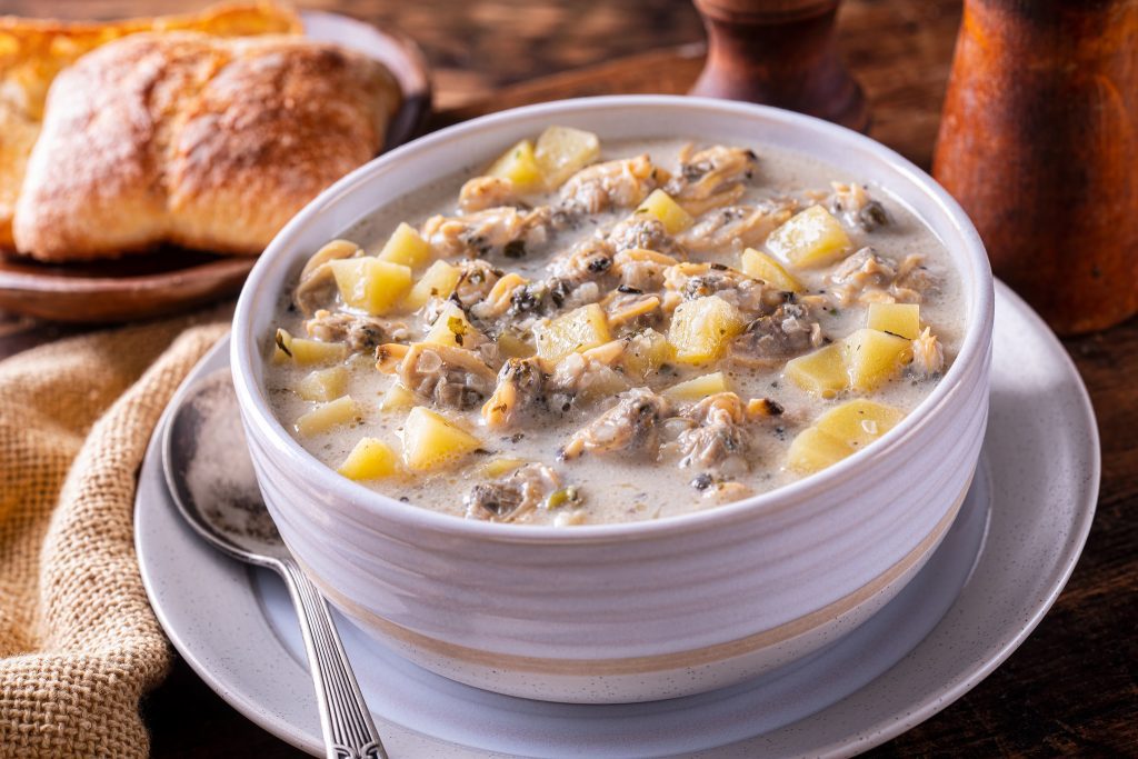 easy clam chowder receipe