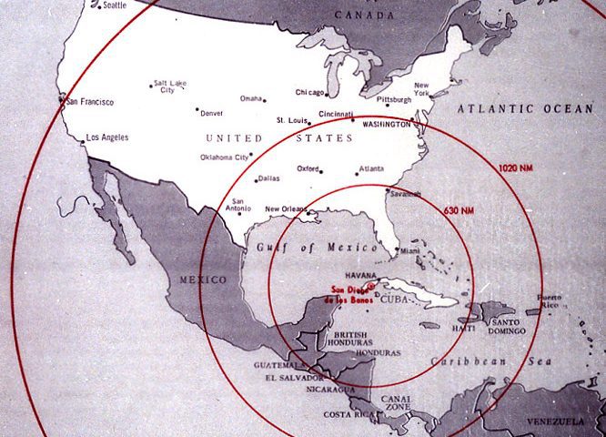 Cuban Missile Crisis Map