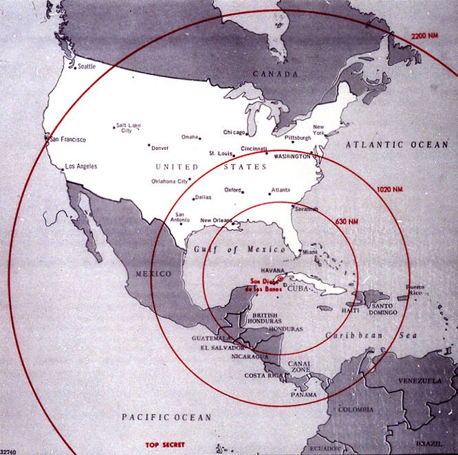 Cuban Missile Crisis Map