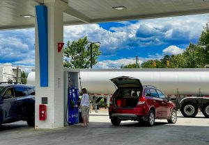 gas station