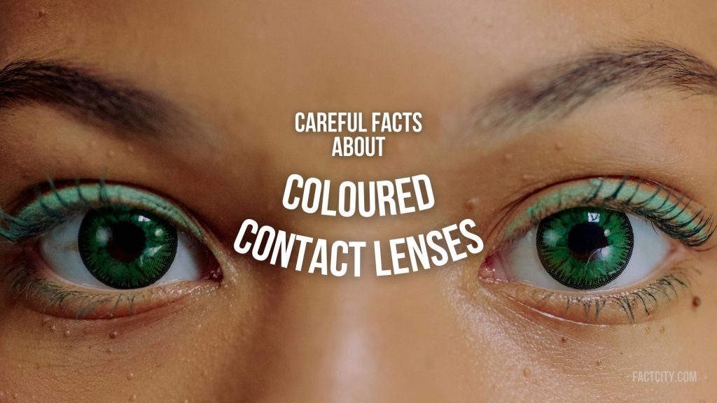 Coloured contact lenses