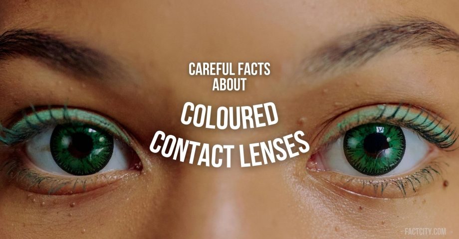 Coloured contact lenses