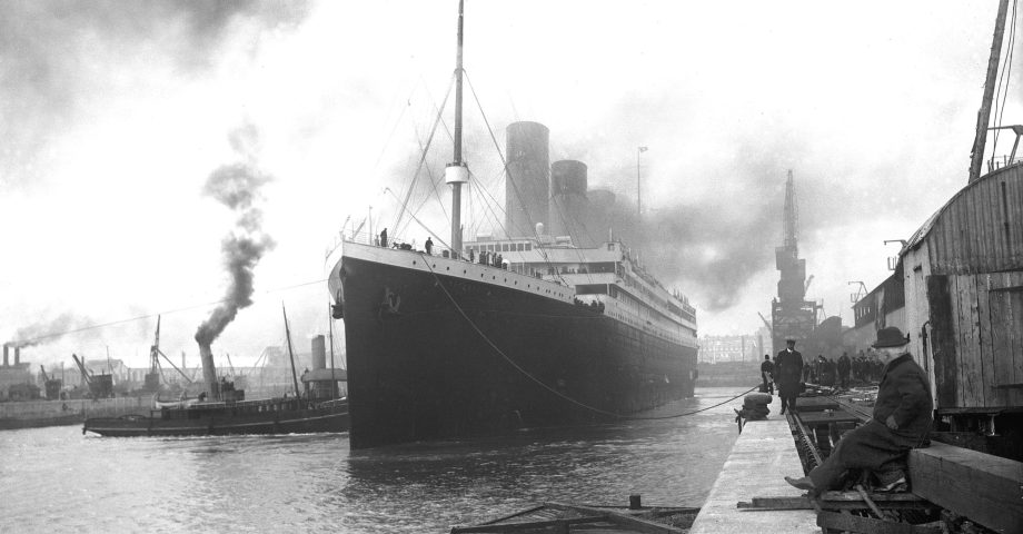 Titanic in Southampton Docks