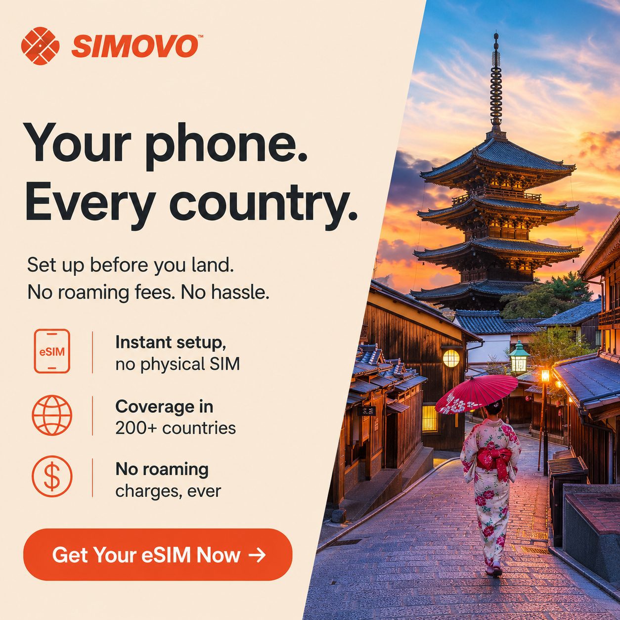 Simovo Get your eSIM now