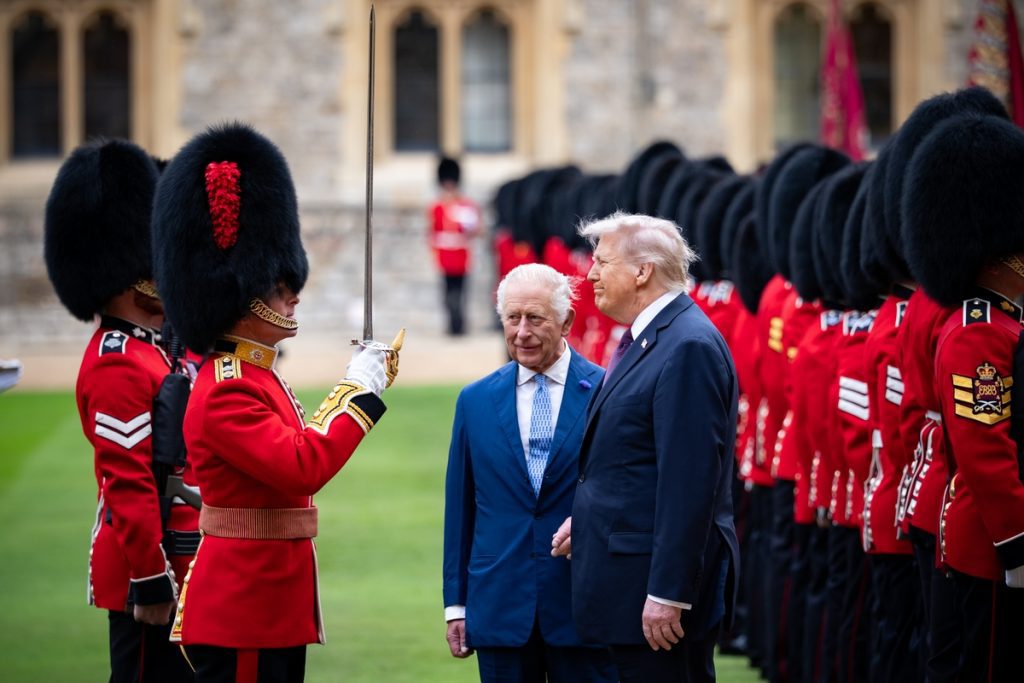 Trump at Windsor Castle, England