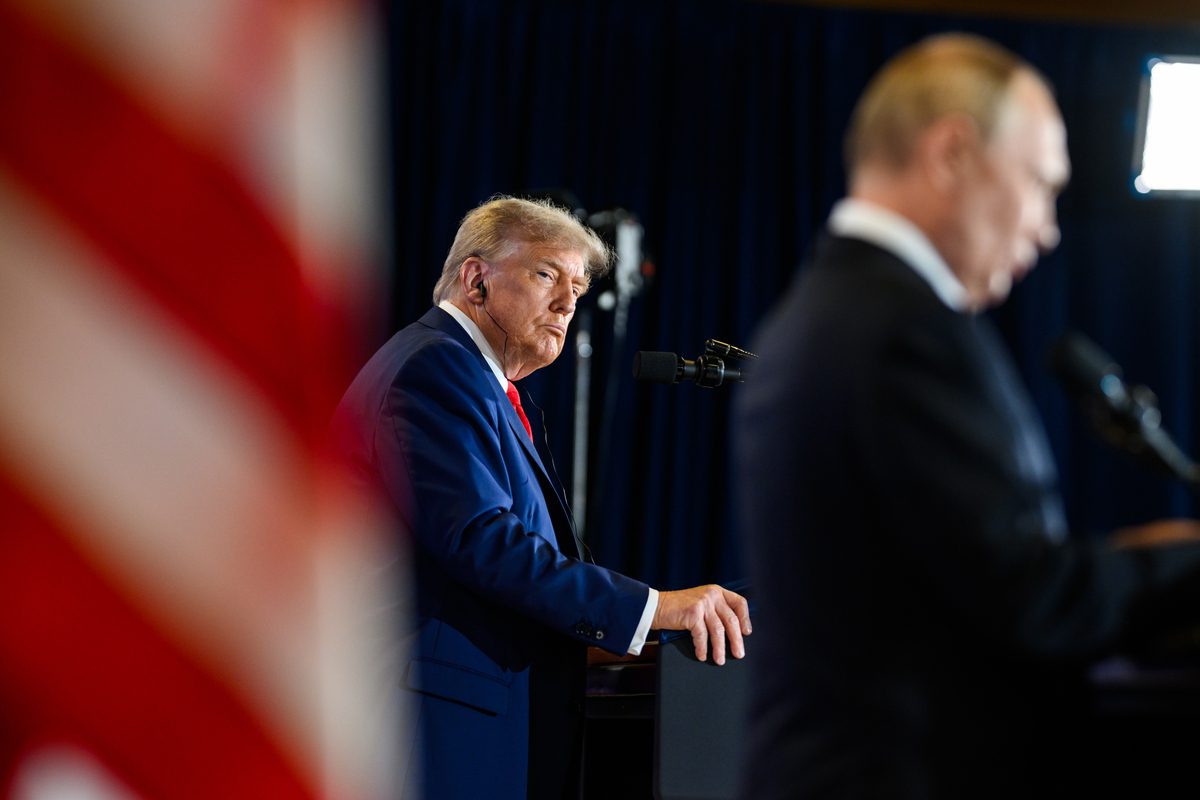 Donald Trump and Vladimir Putin