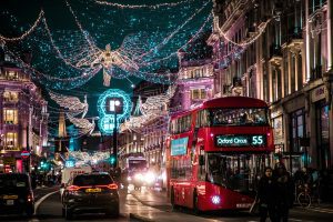busy shopping street, Oxford Street, London